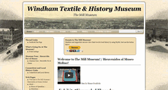 Desktop Screenshot of millmuseum.org