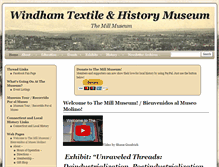 Tablet Screenshot of millmuseum.org